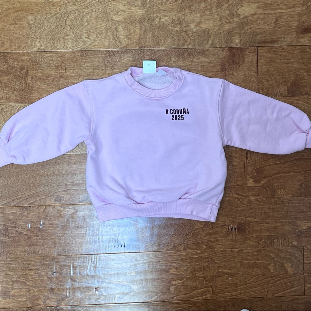 Toddler Girls Zara A Coruna Spain Pullover Sweatshirt - 4 (104 cm)